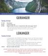Geiranger and Leikanger itinerary